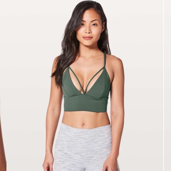 lululemon athletica Other - Lululemon Pushing Limits Bra forest green